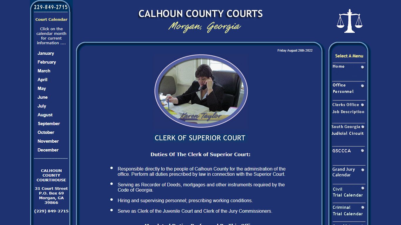 Calhoun County Courts